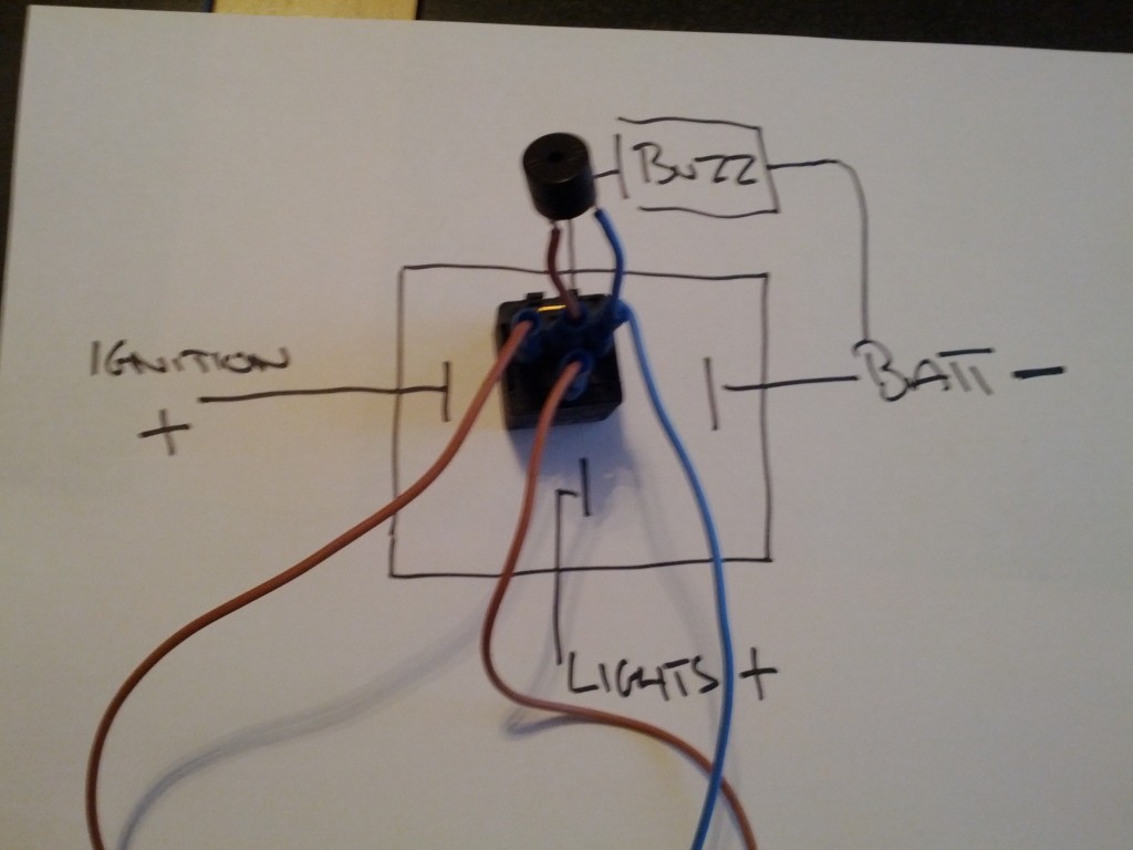 Adding a Headlights Warning Buzzer to my Series III Land Rover CommsBlog